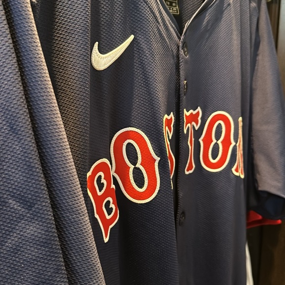 Boston Red Sox Nike Alternate Elite Jersey - Navy - Picture 4 of 5
